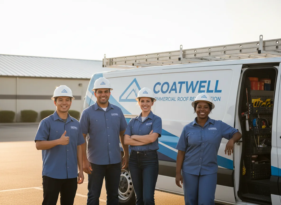 Commercial roof coating company in Webster, WI